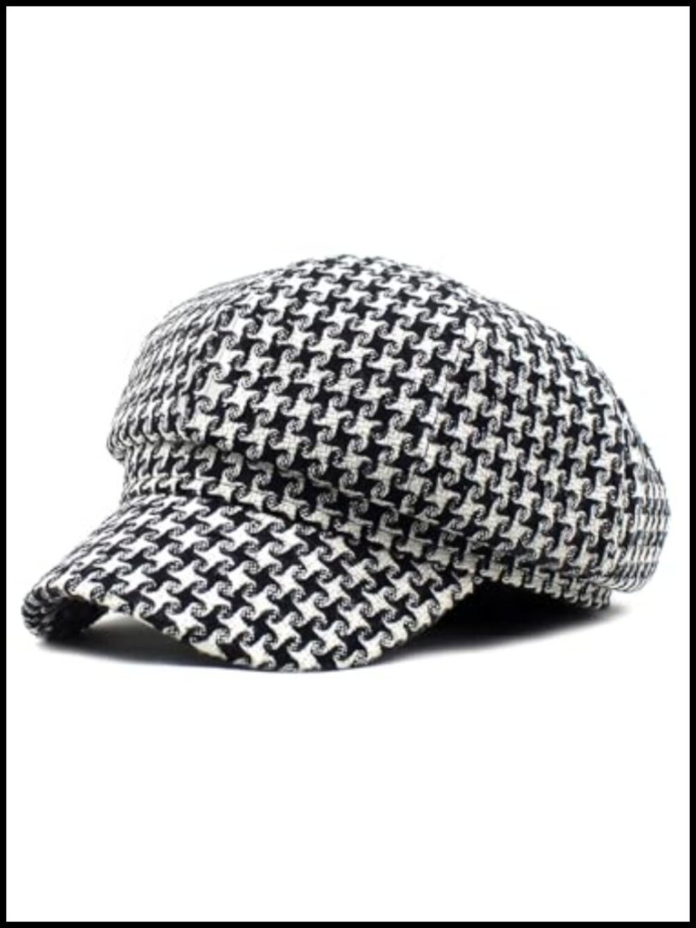 Cotton Newsboy Cap Retro Plaid Octagonal Hat Outdoor Sun Painter Paperboy Beret